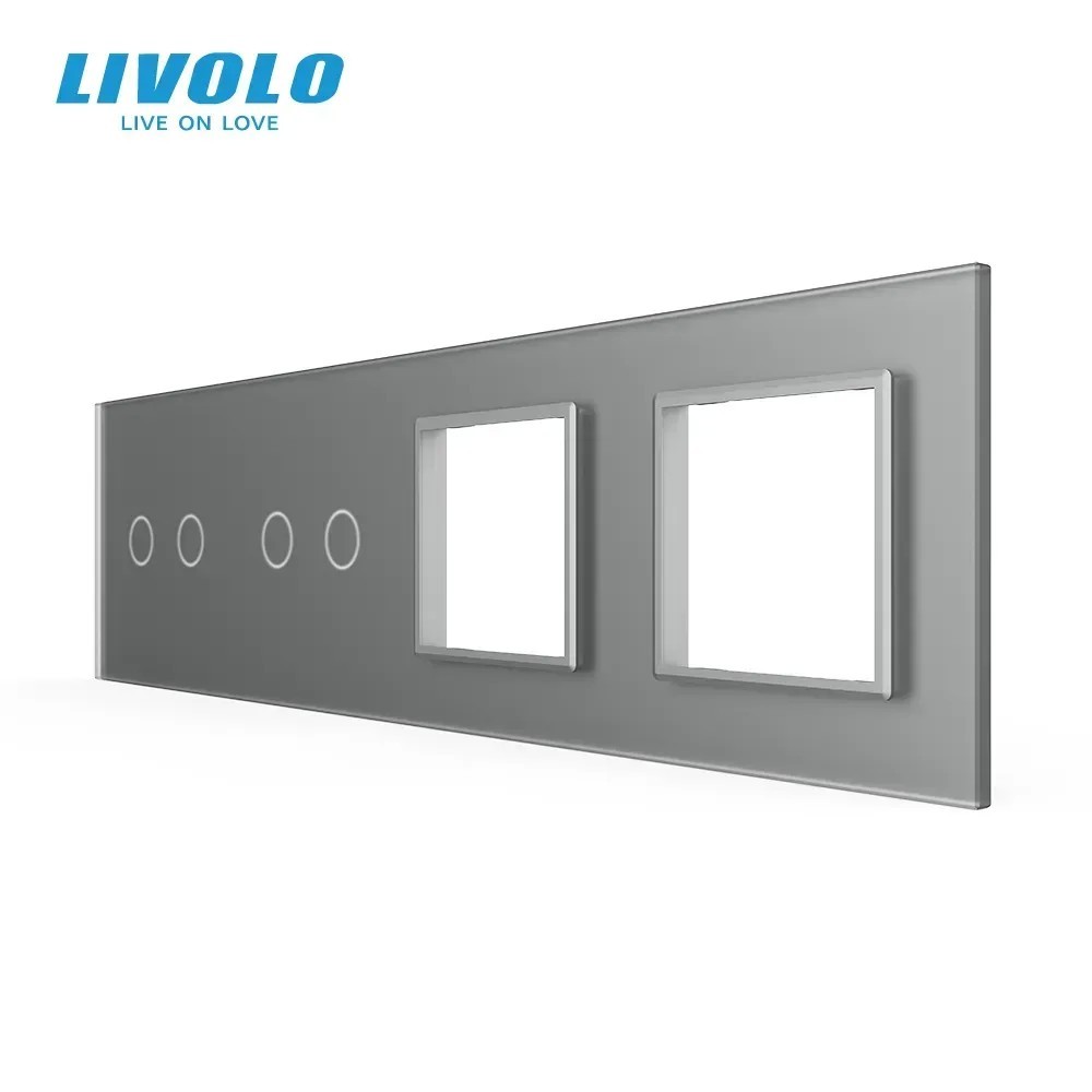 Livolo sensorinių jungiklių stiklo panelės – modernus dizainas