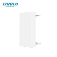 LIVOLO aklė - uždengimas 22.5mm (užima pusė rėmelio) - Balta