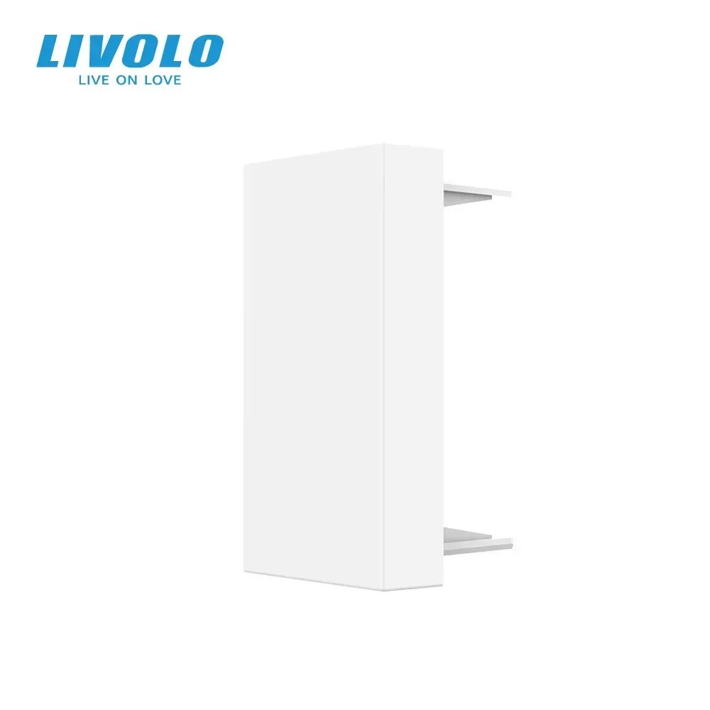 LIVOLO aklė - uždengimas 22.5mm (užima pusė rėmelio) - Balta