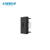 LIVOLO HDMI jungtis (užima puse rėmelio)
